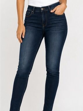 Judy Blue Jeans Size 9/29 Dark Wash High-Rise Stretch Skinny Fit Jeans